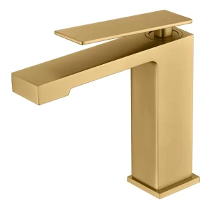 Grifo Lavabo IMEX Pisa BDP048-1OC Oro Cepillado