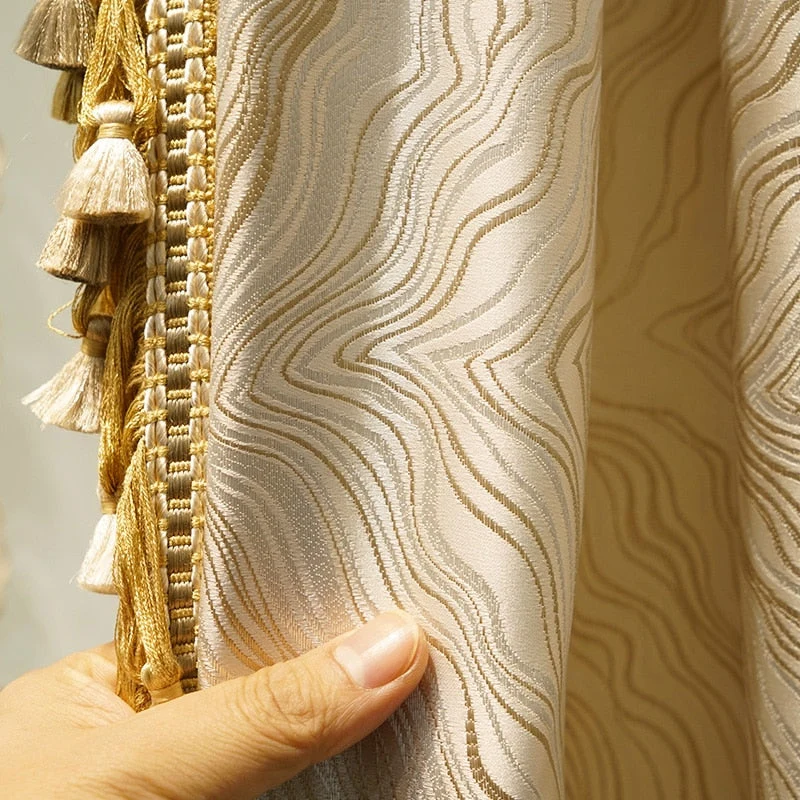 Cortina opaca de lujo para salón - Imagen 5