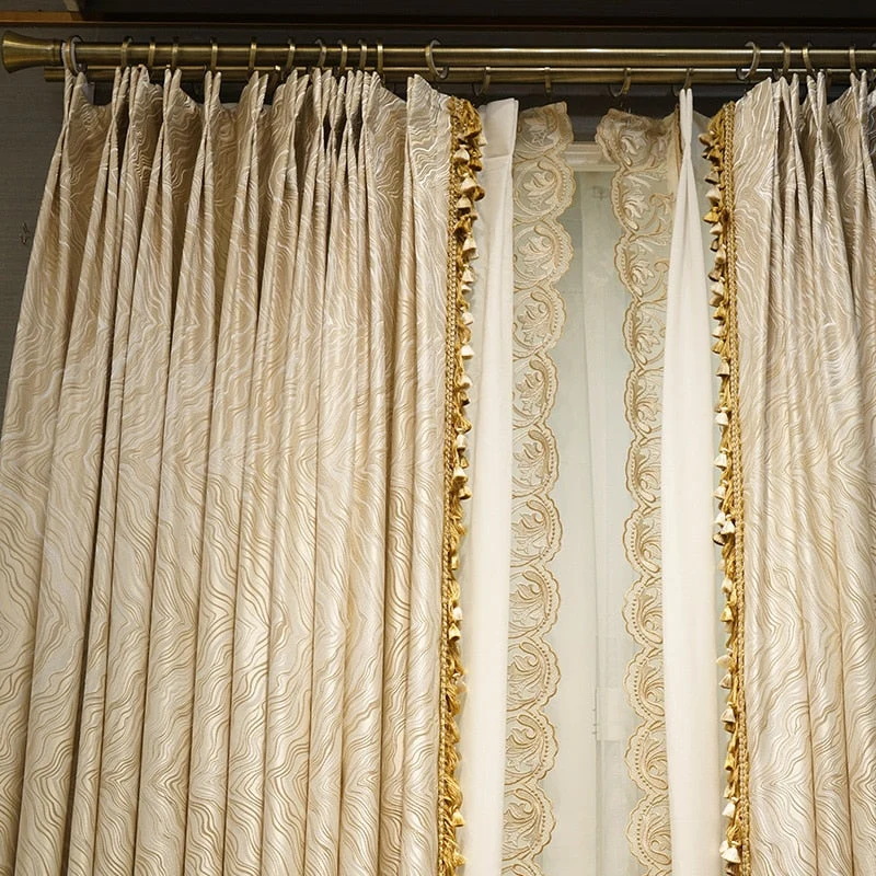 Cortina opaca de lujo para salón - Imagen 6