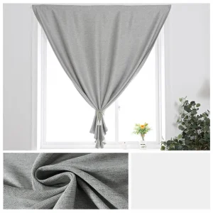 Cortina lisa para ventana con velcro