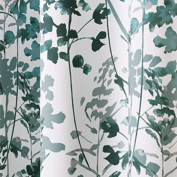 Cortina estampada con motivos vegetales - Imagen 4