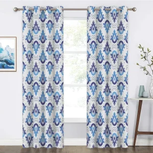 Cortina Estampada con Motivos Étnicos