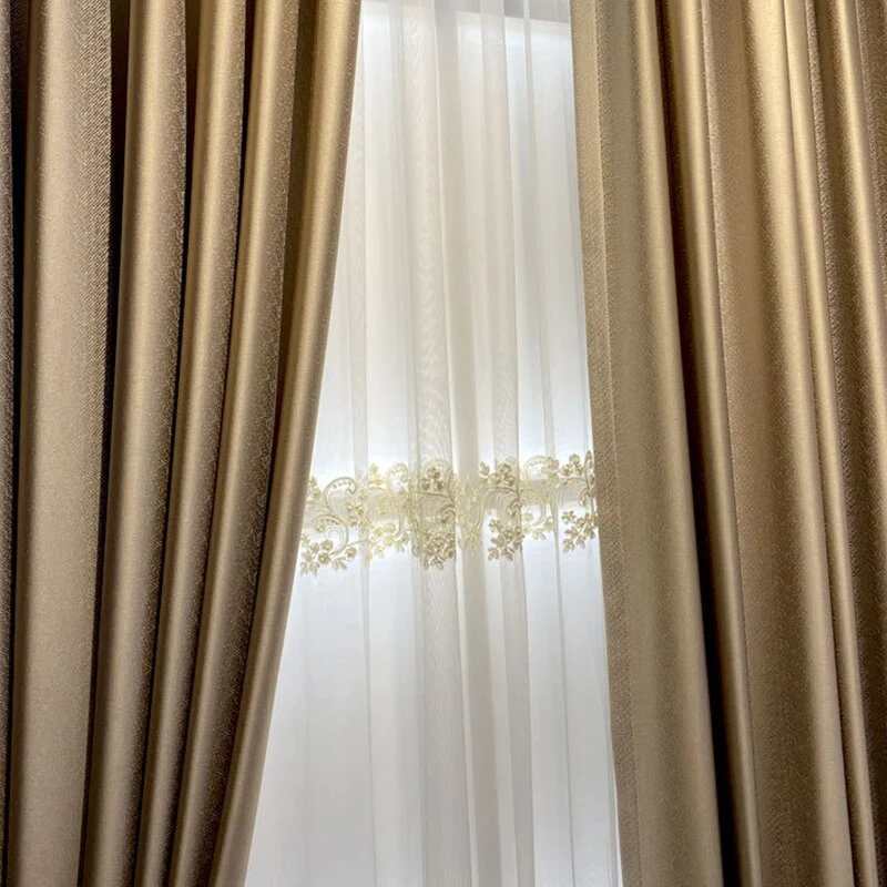 Cortina Opaca Decorativa con Hilo Brillante - Imagen 6