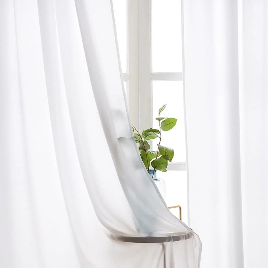 Visillo de gasa para salón moderno - Imagen 6