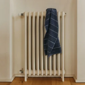 Toalla de baño algodón velour rayas Meto