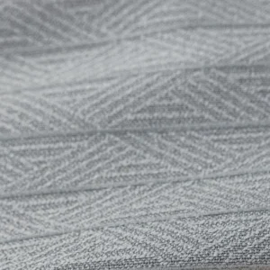 Cortina opaca gris claro diseño espiga