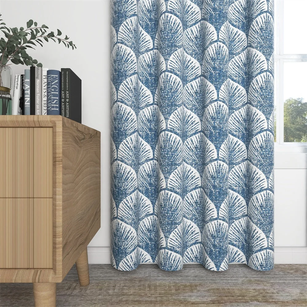 Cortina de salón con estampado conchas - Imagen 3