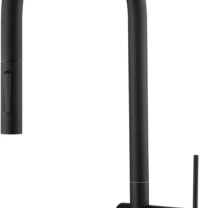 Grifo Cocina Extraíble IMEX Berna GCE026 Negro Mate