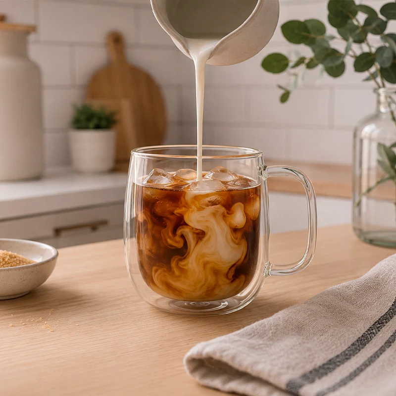 Taza Doble Vidrio Borosilicato 250 ml - Imagen 5
