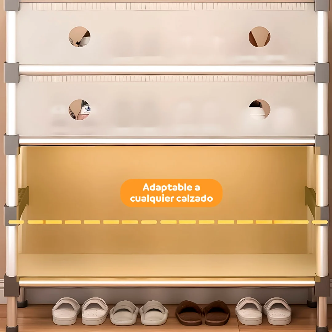 Zapatero de 6 niveles a prueba de polvo - Imagen 5