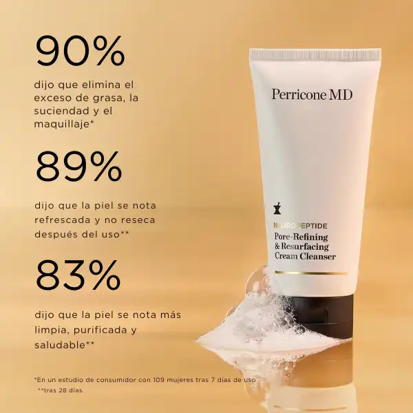 Neuropeptide Pore-Refining & Resurfacing Cream Cleanser - Imagen 3
