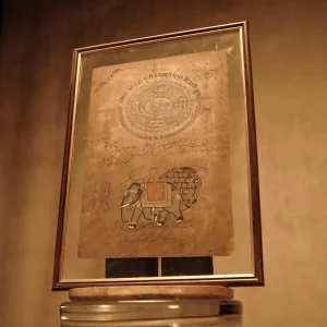 Cuadro de Papiro de Casa de la Moneda India sobrepintado - Serie Elefantes