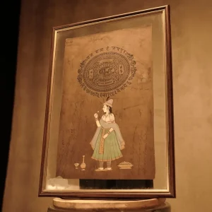 Cuadro de Papiro de Casa de la Moneda India sobrepintado - Serie Oficios