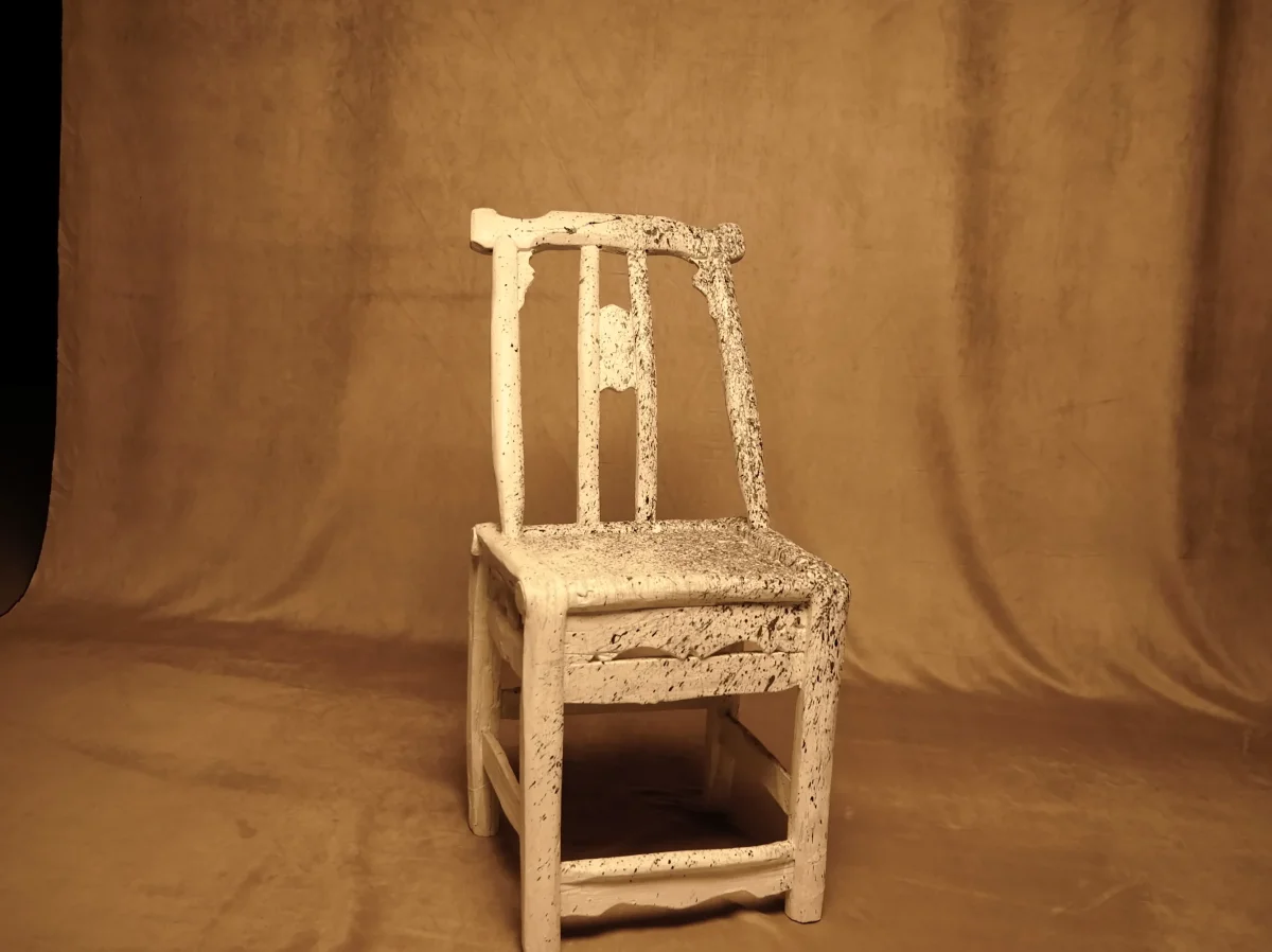 Silla Restaurada Intervenida - Pieza única - Imagen 6