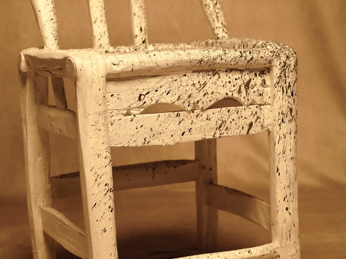 Silla Restaurada Intervenida - Pieza única - Imagen 8