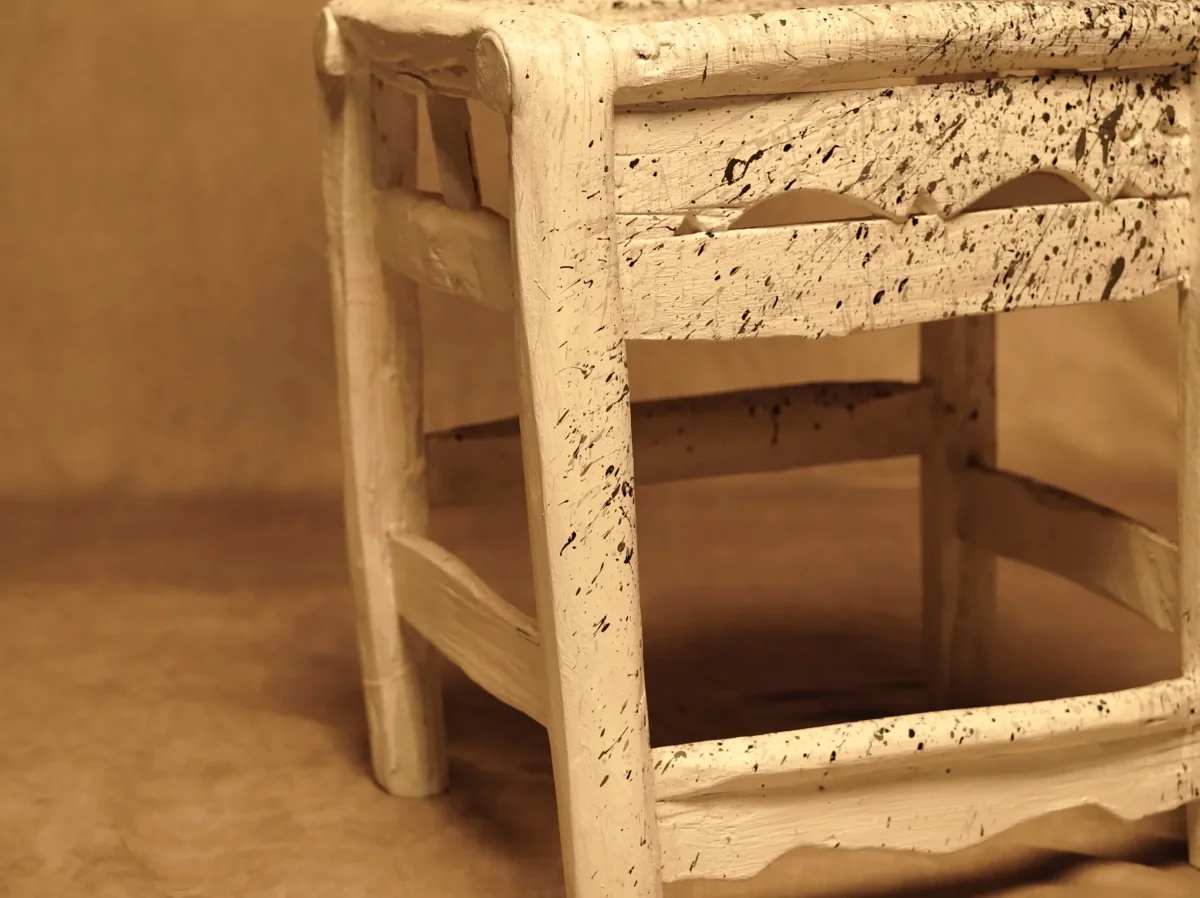 Silla Restaurada Intervenida - Pieza única - Imagen 9