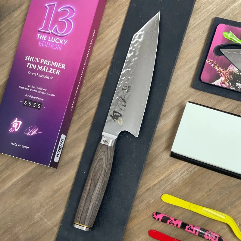Cuchillo shun premier Kiritsuke Edicion limitada 13 The Lucky Edition - Imagen 4