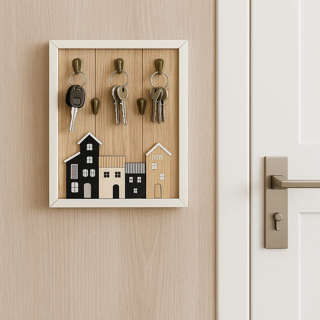 Portallaves de pared decorativo - Imagen 8