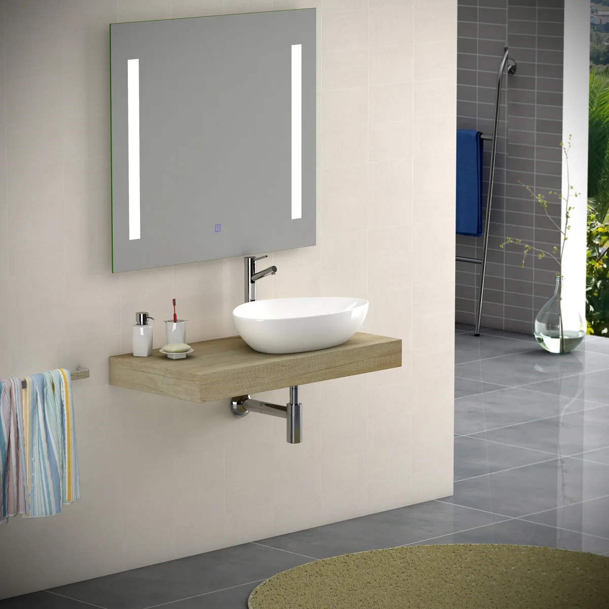 Espejo de baño con luz Led modelo Nala - Imagen 2