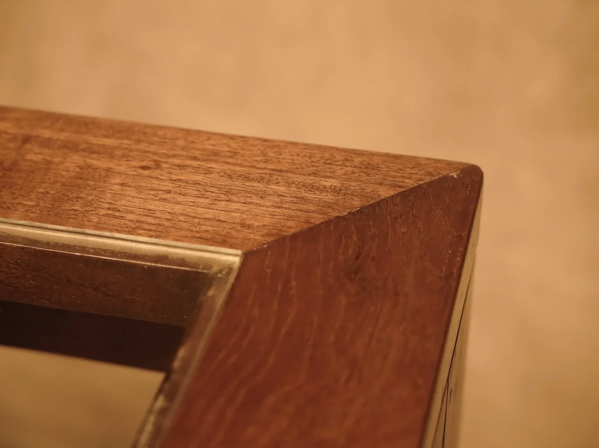 Mesa de Teca premium con cristal - Imagen 5