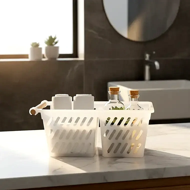 Organizador Multifuncional con asa de madera - Imagen 5