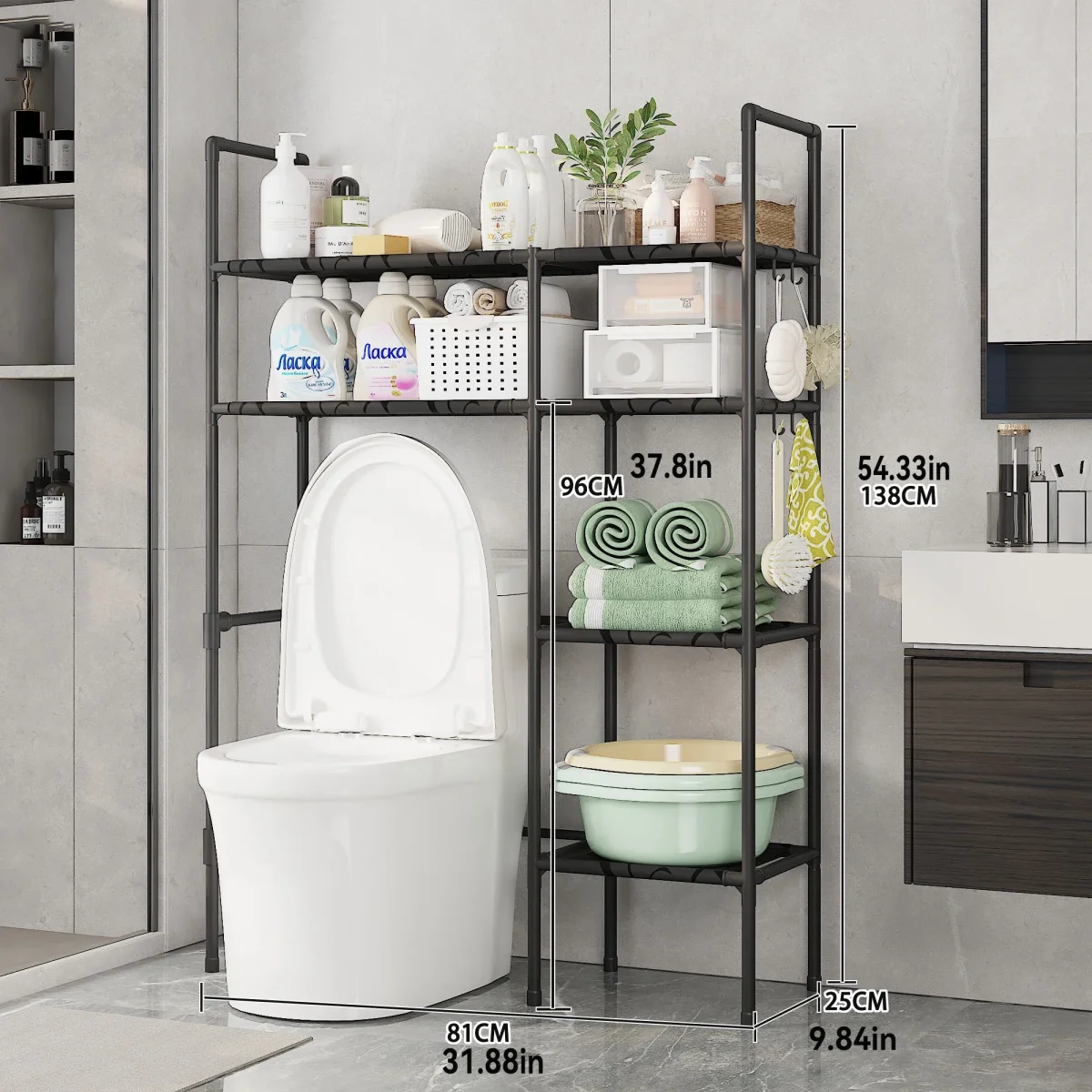 Estante organizadora para baño - Imagen 4