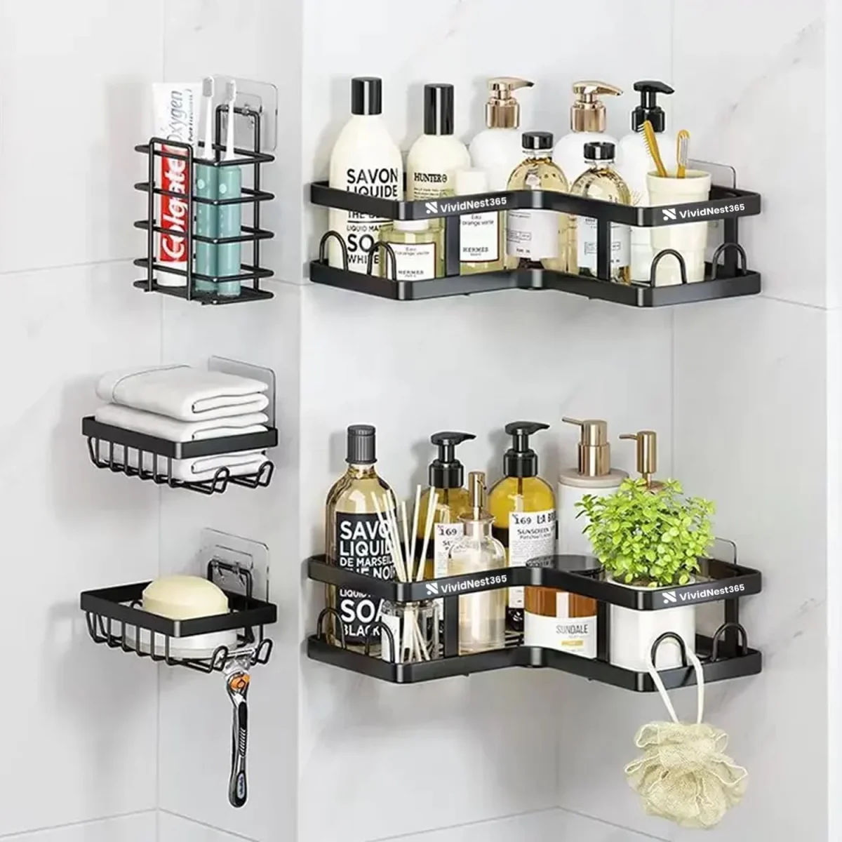 Organizador de baño set de 5 - Imagen 6