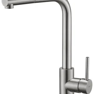 Grifo Cocina Extraíble IMEX Moscu GCE006/AC Acero S.316 Monomando Ø35 mm