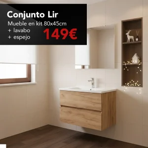 Conjunto de mueble de baño en KIT modelo LIR