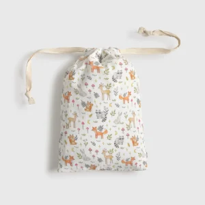 Bolsa algodón gasa animales bosque Busc