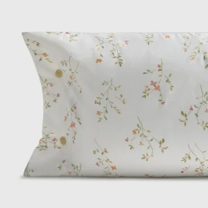 Funda de almohada algodón satén 180 hilos estampado floral Lasusa
