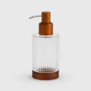 Dispensador jabón baño vidrio acacia Vidridi