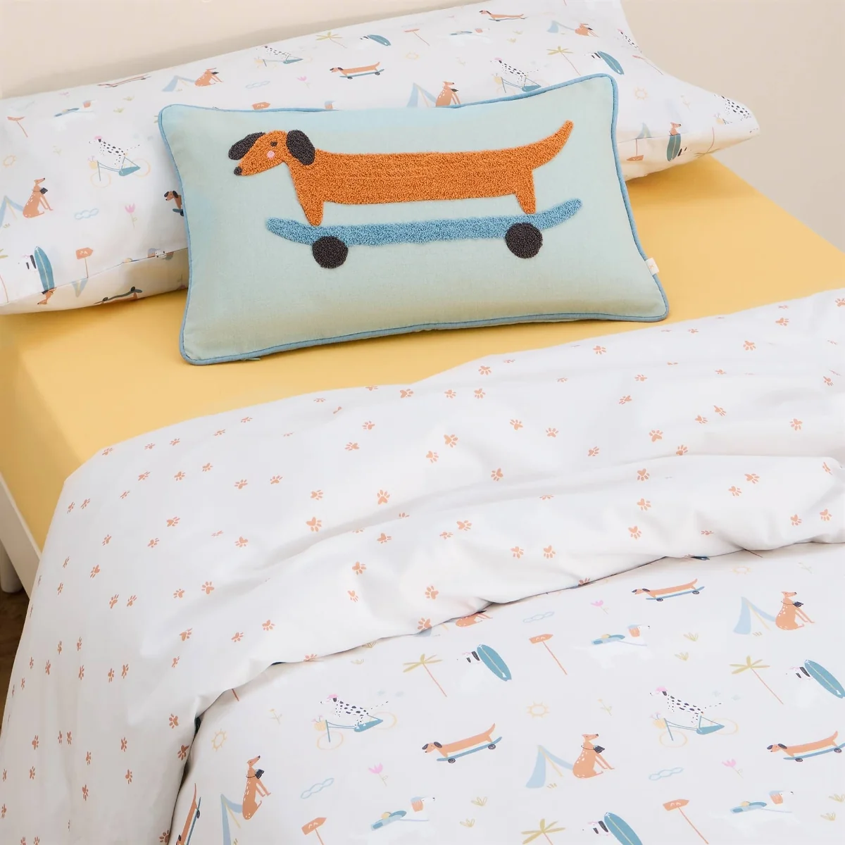 Set funda nórdica algodón 180 hilos perritos Adventure - Imagen 3